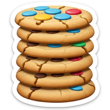cookies from alice in wonderland sticker