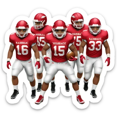 University of Arkansas football sticker