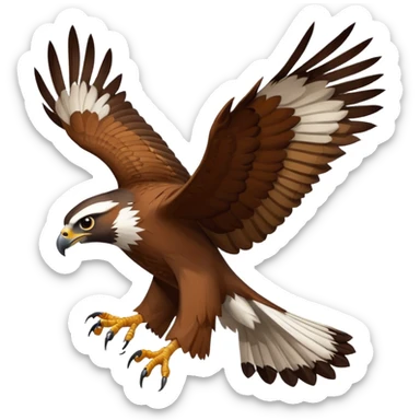 A mountain hawk sticker