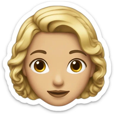 Une joli femme sticker