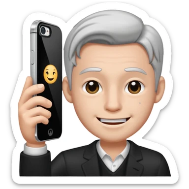 Leon guiñando el ojo iphone sticker