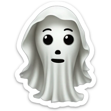 ghost storyteller sticker