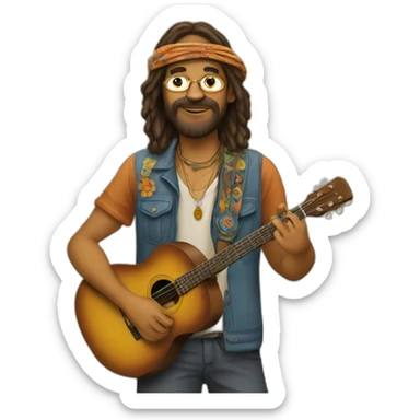 oberlin activist hippie musician sticker