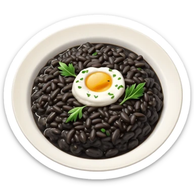 black risotto sticker