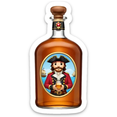 Bouteille de Captain Morgan, 1 l sticker