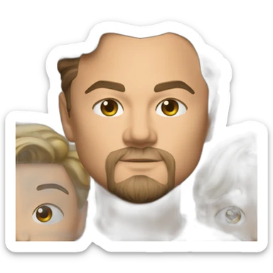 Leonardo DiCaprio qui est avec une meuf de son âge sticker