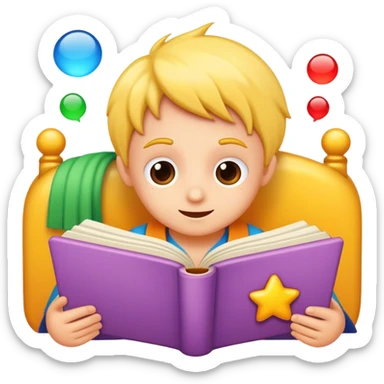 a storybook for kid sticker