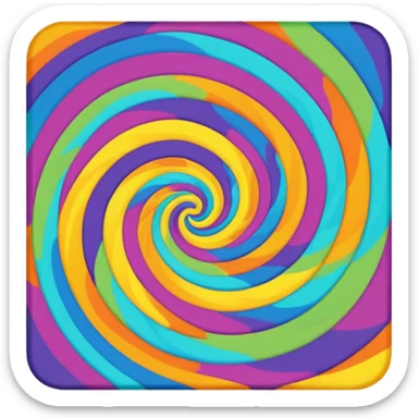 psychedelic wall carpet sticker