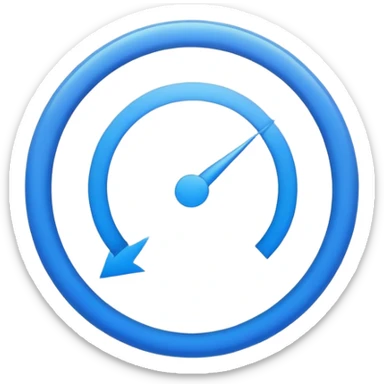 circular progress bar at 100% completion with checkmark sticker