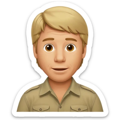 steve irwin sticker