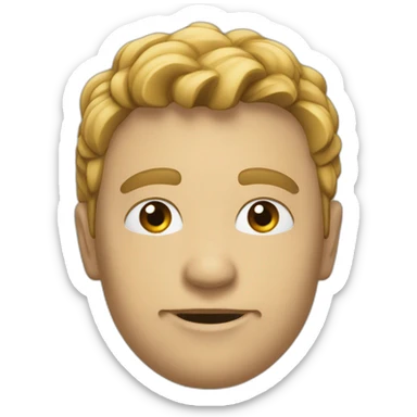 un mec qui est débordé sticker