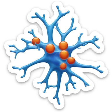 windows-11-style emoji of a neuron sticker