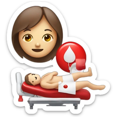 blood donation sticker