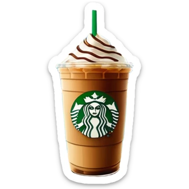 Starbucks iced coffee with Dubai chivalry bar with green filling and burn Khalifa  sticker