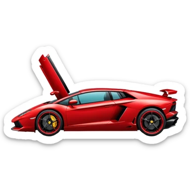 lamborghnini side view sticker