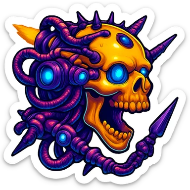 Render this image in retro sticker style, no border, transparent background. sticker