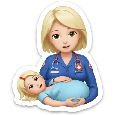 Pregnant Argenti from Honkai Star Rail who was resuscitated by paramedics  sticker