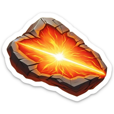  Cinematic Realistic Meteor – A fiery, blazing rock streaking through space, leaving behind a bright, dynamic trail of superheated plasma. Its rocky surface glows intensely as it hurtles toward an unknown destination. sticker