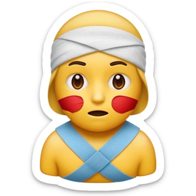injured emoji sticker