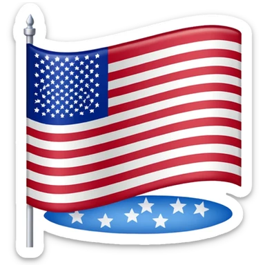 UNITED STATES FLAG sticker