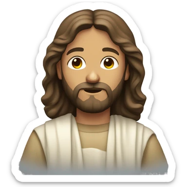 jesus christ pray sticker