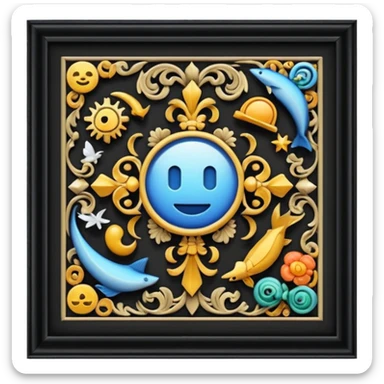 LA grande combination sticker