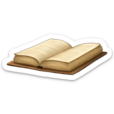 Quelq'un entrain de réviser un cahier d'histoire sur un lit sticker