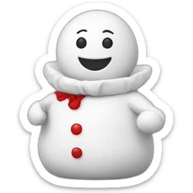 Bonhomme qui soufle sticker