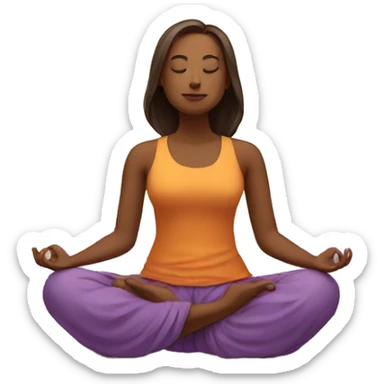meditation sticker