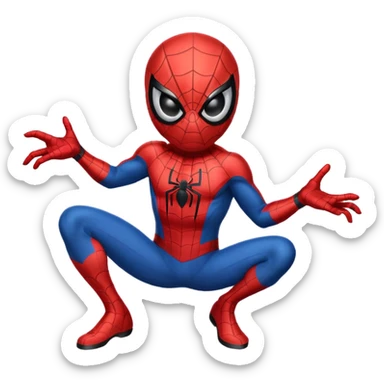 Spiderman cute sticker