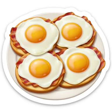 bacon & eggs sticker