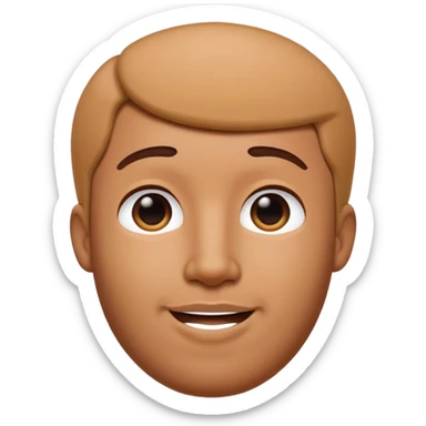 Memoji style person (male) for my Pluto AI Assistant SaaS sticker