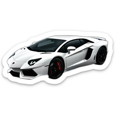 Lamborghini aventador sticker