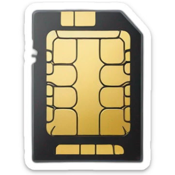 nano sim card sticker