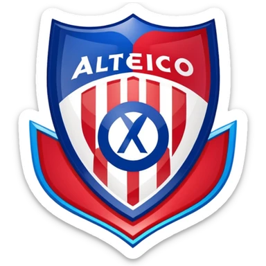 Atletico madrid club logo sticker