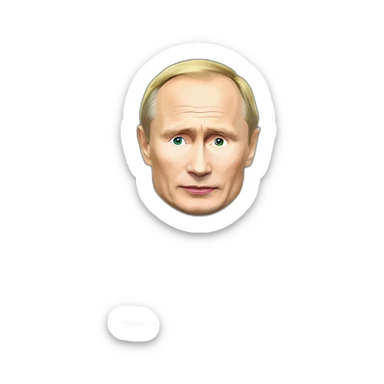 Putin dans un tank sticker