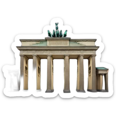 Brandenburg gate sticker