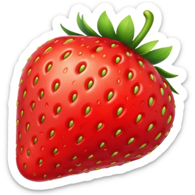 strawberry 🍓 and red kiss 💋  sticker