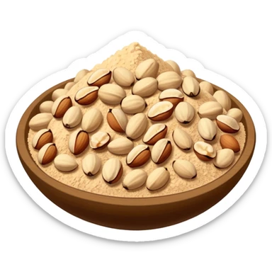 powdered  nuts sticker