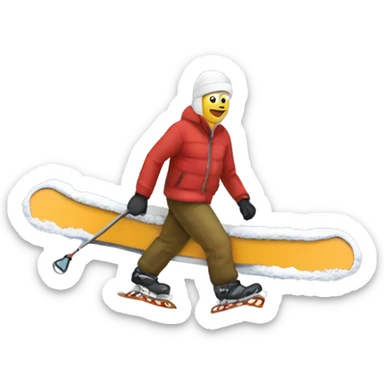 Cape breton snow shoeing sticker