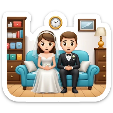 The newlywed couple's furniture store is agonizing sticker