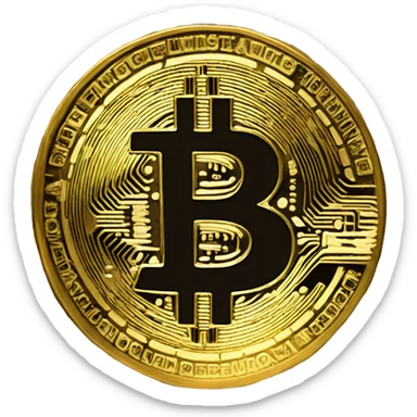 Btc logo sticker