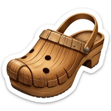 Clog sticker