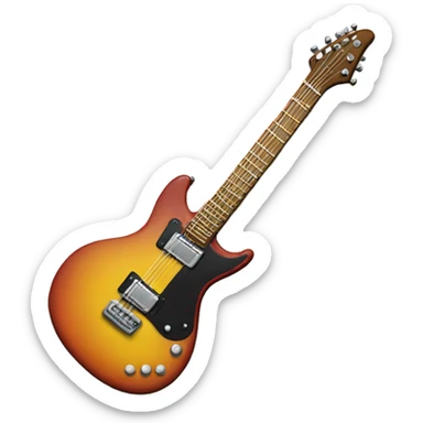Electro guitar  sticker