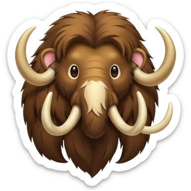 Mammoth sticker