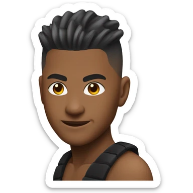 Ninja low taper fade sticker