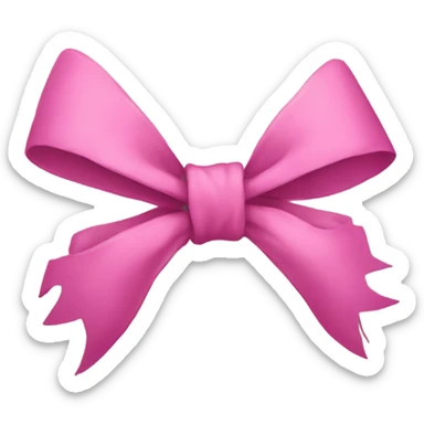 Bow sticker