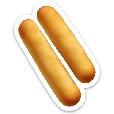 Mozzarella stick sticker