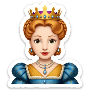 queen elizabeth 1 sticker