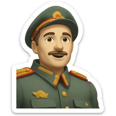 Don't Chat Soviet Propaganda Poster sticker